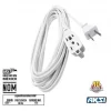 Extensión doméstica blanca 3M calibre 16 Marca AKSI